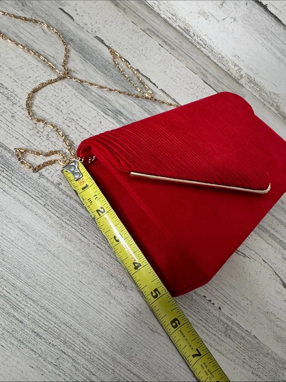 Red‎ & Gold Clutch Purse